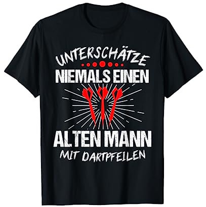 Dart Lustig Darts Outfit Dartspieler Darten Geschenk T-Shirt