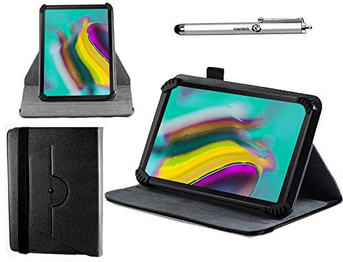 Navitech Black Case With 360 Rotational Stand & Stylus Compatible With ASUS Chromebook 9.7 Tablet CT100PA