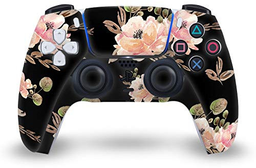 Head Case Designs Officially Licensed Anis Illustration Vintage Black Art Mix Vinyl Faceplate Sticker Gaming Skin Decal Cover Compatible With Sony PlayStation 5 PS5 DualSense Controller