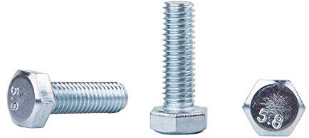 100 Stück DIN 933 Stahl Sechskantschrauben M8 x 25 mm Sechskantschrauben Vollgewinde Innensechskant (100, M8 x 25 mm)