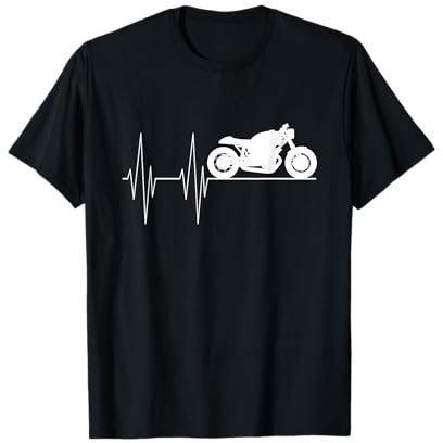 Motorrad Herzschlag Männer & Herren Tuning Garage T-Shirt