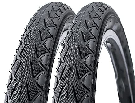 2 Stück 18 Zoll DSI 47-355 Kinder Fahrrad Reifen 18x1.75 schwarz Bike tire