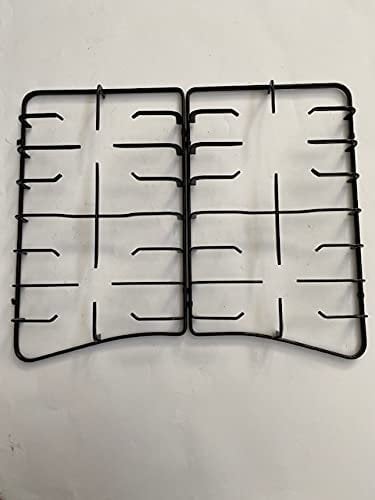 COMPATIBILE CON Onofri Terim Urania shok - Kit 2 griglie per cucina piano cottura 4 fuochi - P6266/KIT complete di gommini antiscivolo antigraffio
