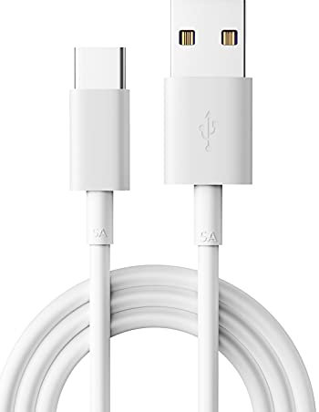 ohfruit USB-C Fast Charging Cable, 5A Sync Charger for Samsung Galaxy S10, Note 9, A5 2017, P30, Switch, Pixel, Xperia XZ Type-C