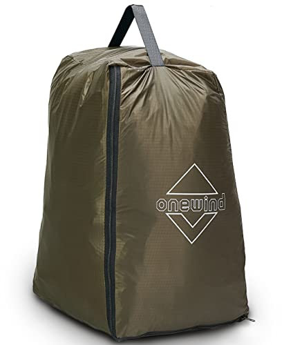 onewind Premium Stiefeltasche, leichte und kompakte Kofferraumaufbewahrungslösung für Skifahren, Camping und Wandern, OD Green