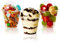 Vplus 200 Pack 9 OZ Plastic Cups With Lids (Dome or Flat), 9 OZ PET Crystal Clear Cups, Disposable Plastic Cups For Parfait, Fruit, Desserts, Snacks, Yogurt, and Jelly