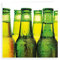 Piccadilly Greetings Bierflaschen, blanko, 160 mm, quadratisch, Foto-Karton