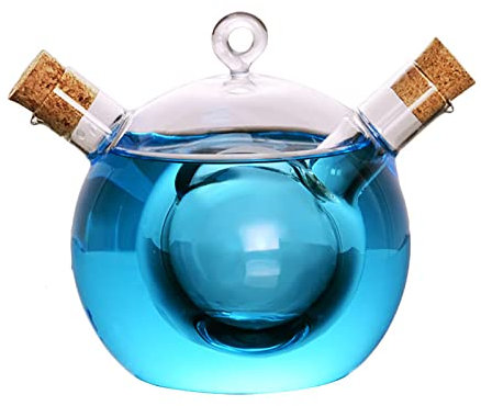 TOPIUNS Personalized Cocktail Glasses, 2 in 1 Fancy Cool Stemless Cocktail Mixing Drink Martini Glass, Creative Bar Wine Tumbler Cups Gift for Women Party (Teardrop)