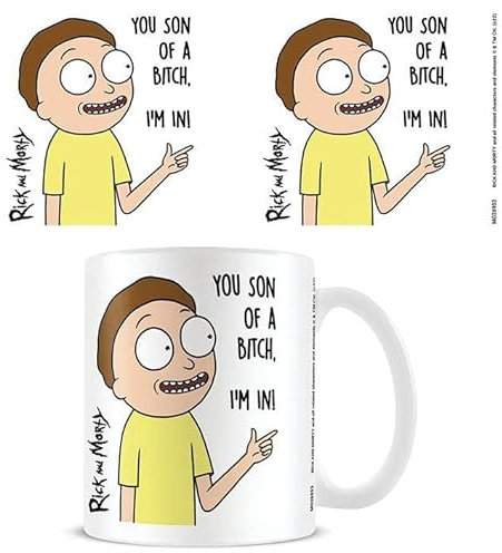 Pyramid International Rick and Morty (Son of A Bitch) Tasse, 315 ml, Keramik, Einheitsgröße