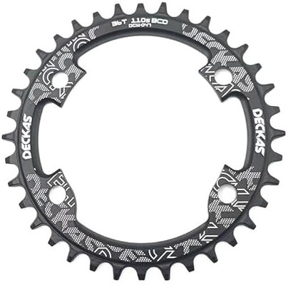 LAPooh Platos para Bicicletas 110 BCD 110BCD Plato Bicicleta de Carretera Plato Ancho Estrecho (Color : 110BCD 4claws 36T)