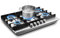 Eascookchef Piano cottura a gas da 76,2 cm, piano cottura a gas con 5 bruciatori ad alta efficienza, piano cottura a gas integrato in acciaio inossidabile per cucina, piano cottura a gas convertibile