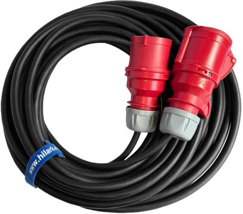 H07RN-F 5x2,5 mm2 Adapter CEE 5P (Stecker) 32A auf 4P (Steckdose) 16A IP44 10m