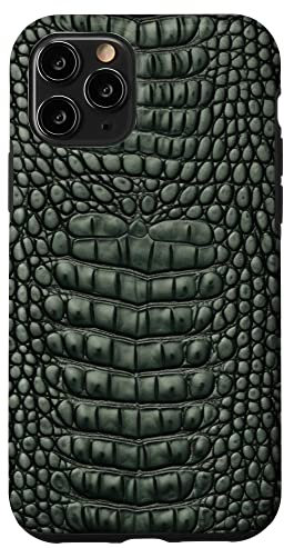 Custodia per iPhone 11 Pro Pelle di coccodrillo realistica