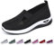 Gyaimxfu Zapatos Ortopédicos para Mujer con Malla Zapatillas Sin Cordones para Mujer Sin Manos Antideslizantes para Caminar Zapatillas Ortopédicas de Plataforma Ligeras Cómodas