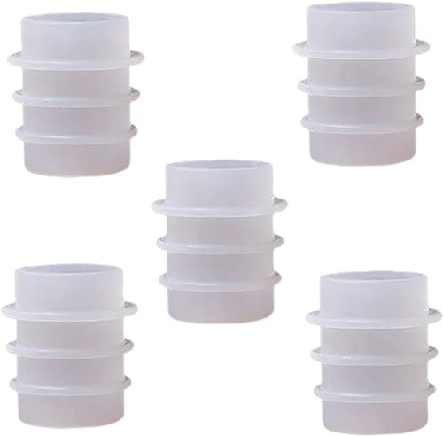 5Pcs White Bottle Stopper Silicone Mold,Crystal Epoxy Wine Bottle Stopper Mold,Reusable Beverage Bottle Stoppers Silicone Molds Cork Cover Wine Stoppers,Bar and Wine Tools Wine Stoppers and Pourers