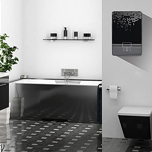 Chauffe-eau électronique 3 en 1 réglable 6,5 kW - Résistant à la pression - Prêt à l'eau chaude - Avec buse de douche - Température de l'eau jusqu'à 55 °C - Chauffe-eau instantané pour lavabo, douche