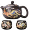 Kung Fu Tee-Set Chinesische Tee-Set, Drache und Phoenix farbveränderte Kung Fu-Tee-Set enthalten 1pc Purple Clay-Teekanne und 2pcs Tee Tassen, tragbares Reise-Tee-Set