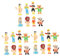 VICASKY 24 STK Marionetten-Tierverzierungen Schreibtisch Dekoration tierfiguren Pandas Dekor für Auto Heimpuppen-Ornament Heimdekoration Spielzeug Mini-Tier-Dekoration Miniaturpuppe PVC