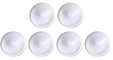6Pcs Bra Pads Inserts Sew in Removable Push up for Swimsuit Sports Bra White, 12cm