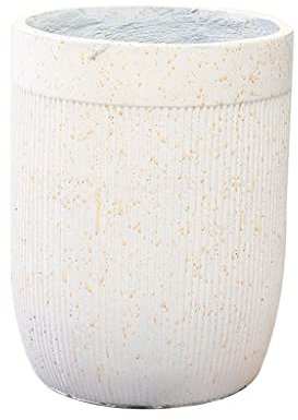 Maceta grande de cemento para interior y exterior, maceta moderna para decoración de balcón y sala de estar