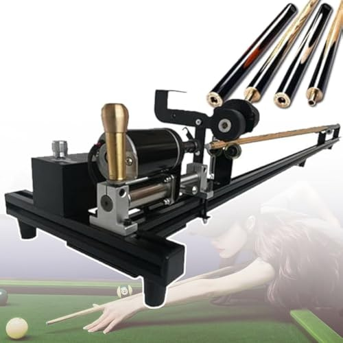 JMbpkduHs 7-in-1-Queue-Spitzenwerkzeug Für Billardtische, Snooker-Queue-Reparaturmaschine, Reparaturmaschine Zum Richten, Schleifen Und Polieren Von Billard-Queues