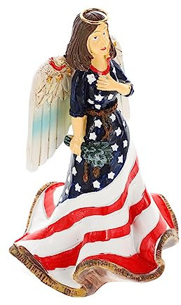 Alipis Decoración De Resina Forma De Ángel Adorno Ideal para El Día De La Independencia Arte Casero