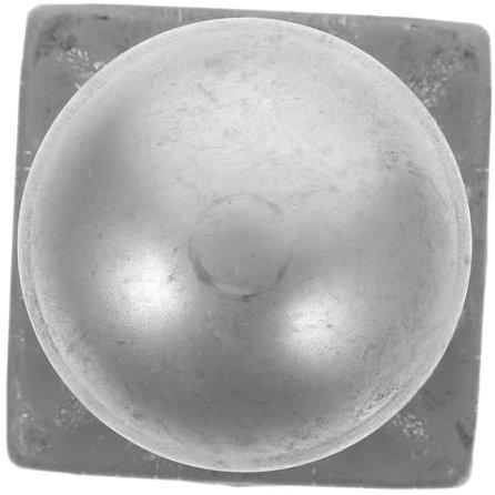 HOMSFOU Zaunpfostenkappe Aus Metall Kugelförmige Pfostenabdeckung Zaunschutz Für Garten Leitplankenkappe Zaunpfostenzubehör Für Einfache Installation Und Geringen Wartungsaufwand