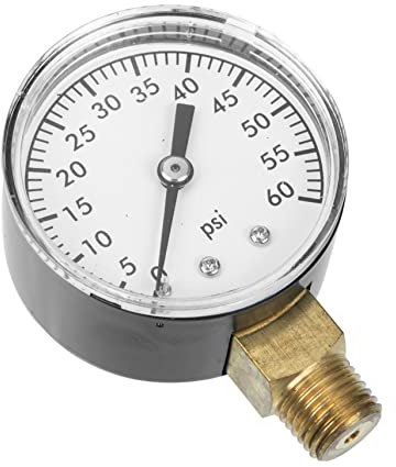 Sosoport Manómetro de Presión Piscina Psi Medidor de Presión Npt Práctico Filtros Exteriores
