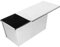 Ipetboom Molde para Pan de Aluminio Antiadherente con Tapa para Hornear Pan Tostadas y Panes Cocina y Panadería
