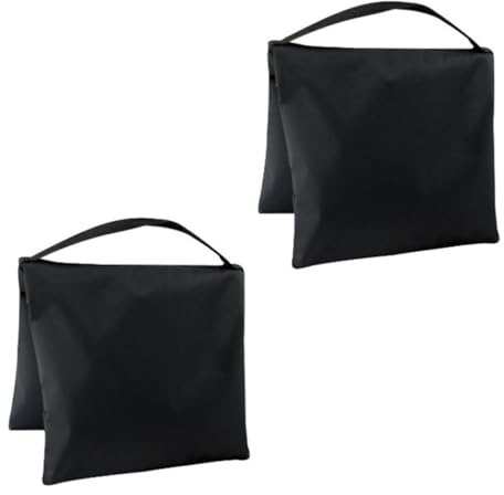 EPIGEIST Schwerlast Sandsack 2 Stück mit Reißverschluss Stabile Sandsackgewichte für Outdoor Stativ Fotografie Gewichtstasche zum Ausbalancieren und Training