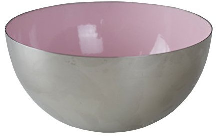 Casablanca Teelichthalter innen rosa Edelstahl ­Schale Ø10cm Leuchter Dekoschale Teelicht