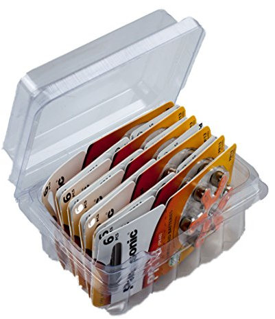 wns-emg-world Big Box Pack Hörgerätebatterien Typ 13 Zinc Air P13 PR48 ZL2, 60 Stück