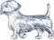 Broche Teckel, Broche Chien, Faite Main, en Etain, Fabrication Francaise, par Les Etains De Jumilhac, Made in France