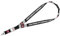 Eintracht Frankfurt Schlüsselband schwarz Logo Keyholder Lanyard Badgeholder SGE