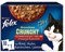 FELIX Sensations Crunchy Katzenfutter nass in Gelee, Sorten-Mix, 6er Pack (6 x 10 Beutel à 85g)