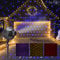 PEIDUO Christmas Projector Lights Outdoor, Multicolor Rotating Snowfall Projector, Moving Points Christmas Projection Lights Outdoor Yard Decorations for House Garden Holiday Decor