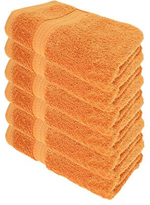 Julie Julsen Bio Handtuch-Set 6 STK. 50x100 Karotte 100% Baumwolle Frotte 550g/m²