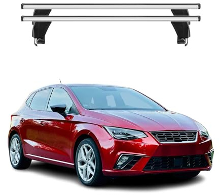 OMAC Menabo Dachträger für Seat Ibiza 2017-2026 Alu Schwarz