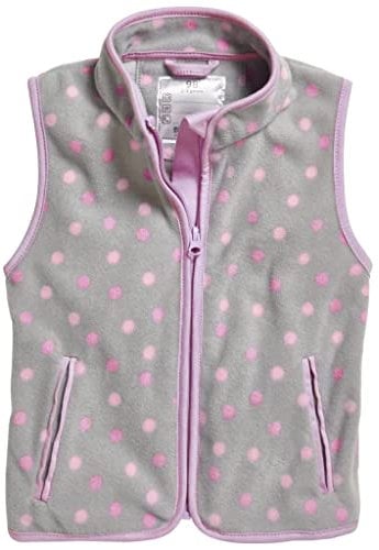 Playshoes Fleece Weste Unisex Kinder Outdoor-Oberteil, Punkte, 104