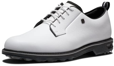 FootJoy Herren Premiere Serie Feld Golfschuh, Weiß/Schwarz, 43 EU
