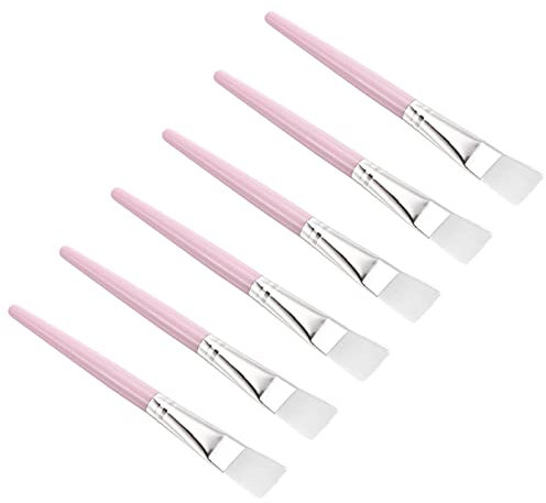 Succulent Cleaning Brush 6Pack 152mm Gardening Tools Plant Brush for Garden Green Handle (Color : Pink)