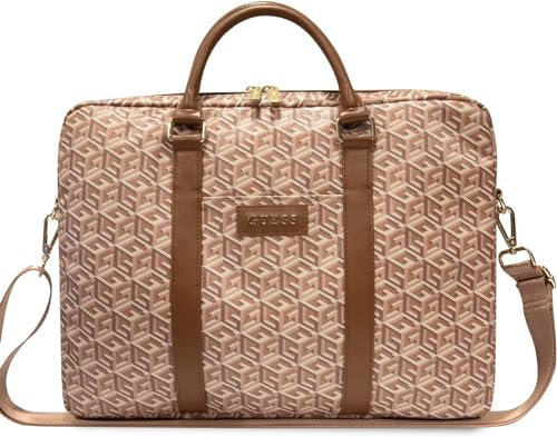 GUESS Tasche GUCB15HGCFSEW 16 braun GCube Stripes
