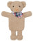 CityComfort Wärmflasche 1L Mit Bezug Tier - Wärmflasche mit Super Weichem Plüschbezug - Hot Water Bottle (Beige Teddy)