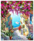 gelrovaled Malen Nach Zahlen Erwachsene, DIY Handgemalt Ölgemälde Kit für Anfänger und Erwachsene Mit 3-Pinseln und Acrylfarbe, Ohne Rahmen 40X50CM (Flower Town)