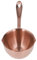 Milk Chocolate Pan, Hot Oil Saucepan Stainless Steel for Kitchen (Rose Gold)