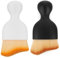 Amaxiu Brosse à poussière intérieure sans rayures, 2 pièces, brosse douce de nettoyage intérieur de voiture brosse de détail de voiture brosses de nettoyage de voiture (noir, blanc)