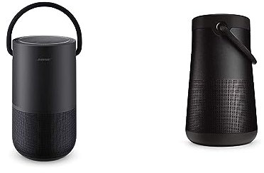 Bose Portable Smart Speaker - con Controllo Vocale Alexa Integrato & Diffusore SoundLink Revolve+ II Bluetooth portatile: Diffusore wireless resistente all'acqua con batteria a lunga durata, Nero