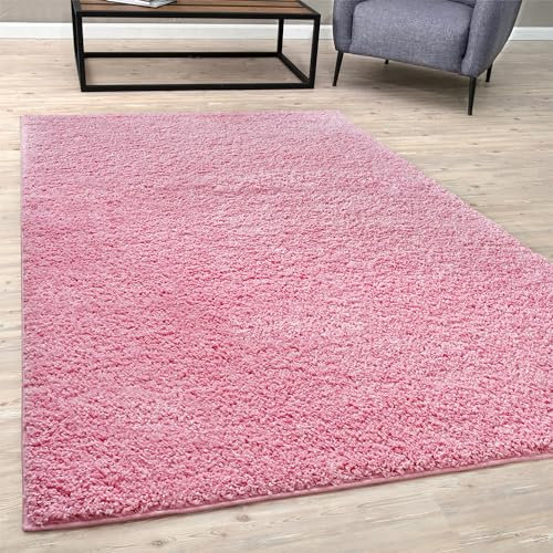 BORING PANDA Living Room Rug - Cosy, Soft and Easy-to-Clean Area Rugs for Bedrooms and Kitchens, (Pink, 60 x 110 cm)