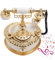 Spieluhr Retro Telefon mit Wählscheibe Für Elise Aufziehbare Spieluhr für Geburtstags Weihnachten