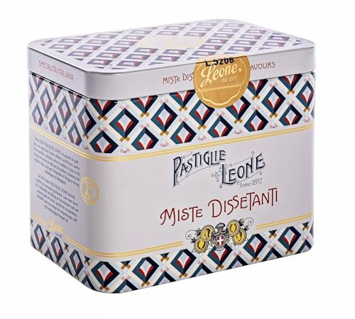 Caramelle Leone Marron Gelée Gelatine alla Frutta - Elegante Scatola in Latta 150gr